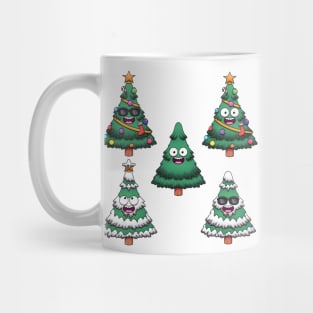 Cute Cartoon Christmas Tree’s Mug